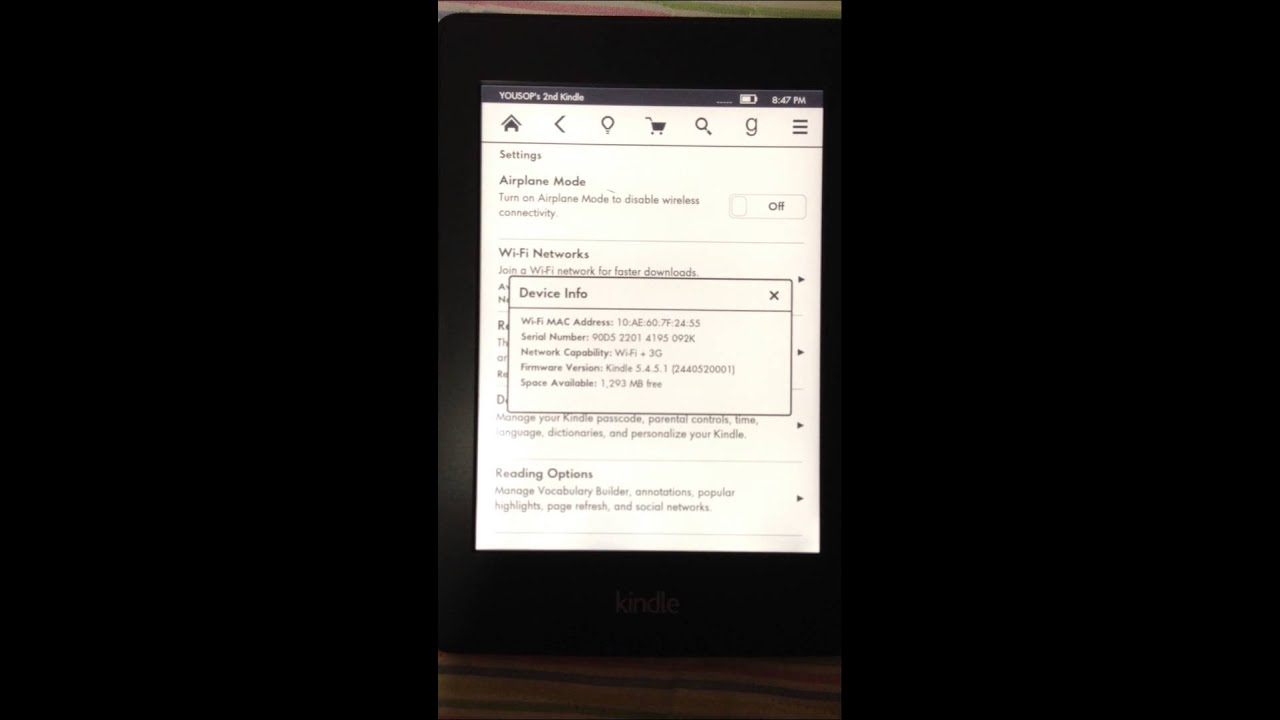 disable the dictionary from kindle for mac